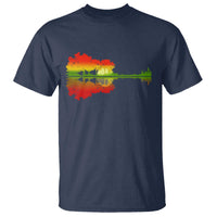 Reggae Music Guitar Lake Shadow Jamaica Rasta T Shirt - Wonder Print Shop