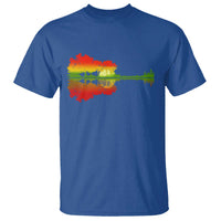 Reggae Music Guitar Lake Shadow Jamaica Rasta T Shirt - Wonder Print Shop