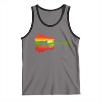 Reggae Music Guitar Lake Shadow Jamaica Rasta Tank Top - Wonder Print Shop