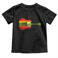 Reggae Music Guitar Lake Shadow Jamaica Rasta Toddler T Shirt - Wonder Print Shop