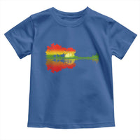 Reggae Music Guitar Lake Shadow Jamaica Rasta Toddler T Shirt - Wonder Print Shop