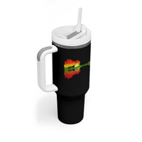 Reggae Music Guitar Lake Shadow Jamaica Rasta Tumbler With Handle - Wonder Print Shop