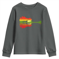 Reggae Music Guitar Lake Shadow Jamaica Rasta Youth Sweatshirt - Wonder Print Shop