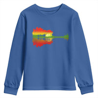 Reggae Music Guitar Lake Shadow Jamaica Rasta Youth Sweatshirt - Wonder Print Shop