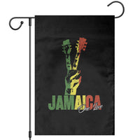 Funny Jamaica One Love Reggae Music Garden Flag Rasta Peace Hand Guitar - Wonder Print Shop