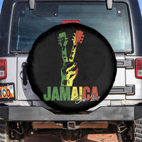 Jamaica One Love Reggae Music Spare Tire Cover Rasta Peace Hand Guitar - Wonder Print Shop
