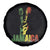 Jamaica One Love Reggae Music Spare Tire Cover Rasta Peace Hand Guitar - Wonder Print Shop