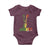Jamaica One Love Reggae Music Baby Onesie Rasta Peace Hand Guitar - Wonder Print Shop