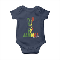 Jamaica One Love Reggae Music Baby Onesie Rasta Peace Hand Guitar - Wonder Print Shop