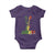 Jamaica One Love Reggae Music Baby Onesie Rasta Peace Hand Guitar - Wonder Print Shop