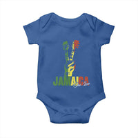 Jamaica One Love Reggae Music Baby Onesie Rasta Peace Hand Guitar - Wonder Print Shop