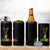 Jamaica One Love Reggae Music 4 in 1 Can Cooler Tumbler Rasta Peace Hand Guitar - Wonder Print Shop