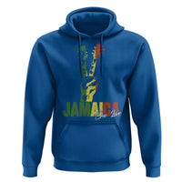 Jamaica One Love Reggae Music Hoodie Rasta Peace Hand Guitar - Wonder Print Shop