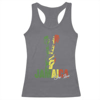 Jamaica One Love Reggae Music Racerback Tank Top Rasta Peace Hand Guitar - Wonder Print Shop