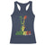 Jamaica One Love Reggae Music Racerback Tank Top Rasta Peace Hand Guitar - Wonder Print Shop