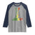Jamaica One Love Reggae Music Raglan Shirt Rasta Peace Hand Guitar - Wonder Print Shop