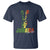 Jamaica One Love Reggae Music T Shirt Rasta Peace Hand Guitar - Wonder Print Shop