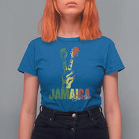 Jamaica One Love Reggae Music T Shirt For Women Rasta Peace Hand Guitar - Wonder Print Shop