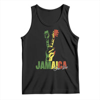 Jamaica One Love Reggae Music Tank Top Rasta Peace Hand Guitar - Wonder Print Shop