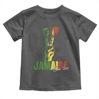 Jamaica One Love Reggae Music Toddler T Shirt Rasta Peace Hand Guitar - Wonder Print Shop