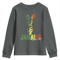 Jamaica One Love Reggae Music Youth Sweatshirt Rasta Peace Hand Guitar - Wonder Print Shop