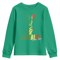 Jamaica One Love Reggae Music Youth Sweatshirt Rasta Peace Hand Guitar - Wonder Print Shop