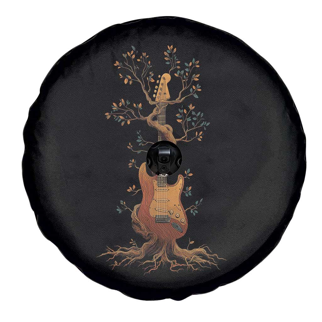 Nature Guitar Tree of Life Guitarist Artistic Roots Spare Tire Cover - Wonder Print Shop