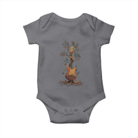 Nature Guitar Tree of Life Guitarist Artistic Roots Baby Onesie - Wonder Print Shop