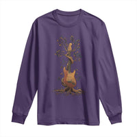 Nature Guitar Tree of Life Guitarist Artistic Roots Long Sleeve Shirt - Wonder Print Shop