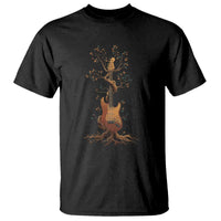 Nature Guitar Tree of Life Guitarist Artistic Roots T Shirt - Wonder Print Shop