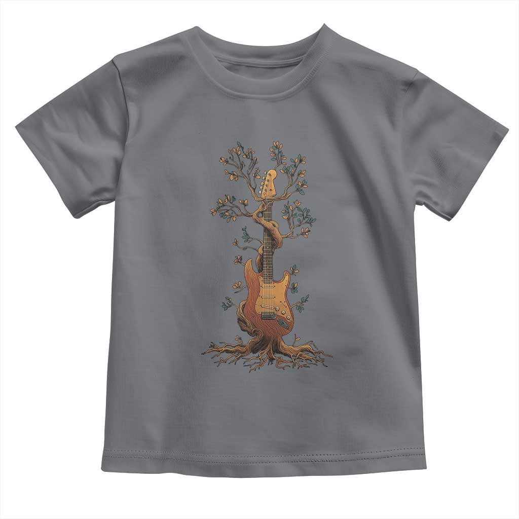 Nature Guitar Tree of Life Guitarist Artistic Roots Toddler T Shirt - Wonder Print Shop