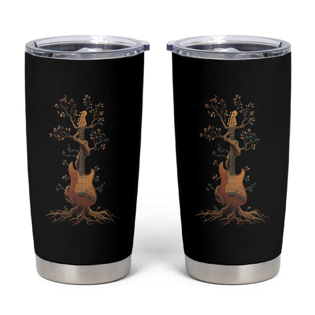 Nature Guitar Tree of Life Guitarist Artistic Roots Tumbler Cup - Wonder Print Shop