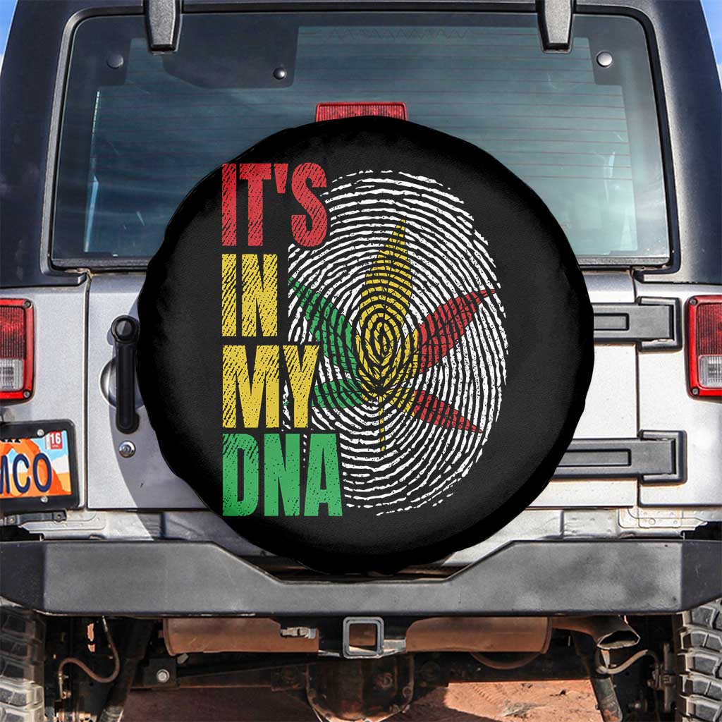 Funny Jamaica Rasta Cannabis Weed Spare Tire Cover Its In My DNA - Wonder Print Shop