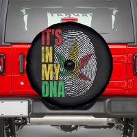 Funny Jamaica Rasta Cannabis Weed Spare Tire Cover Its In My DNA - Wonder Print Shop