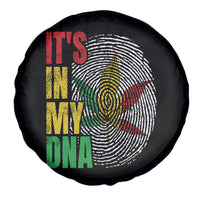 Funny Jamaica Rasta Cannabis Weed Spare Tire Cover Its In My DNA - Wonder Print Shop