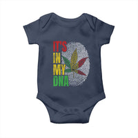 Funny Jamaica Rasta Cannabis Weed Baby Onesie Its In My DNA - Wonder Print Shop