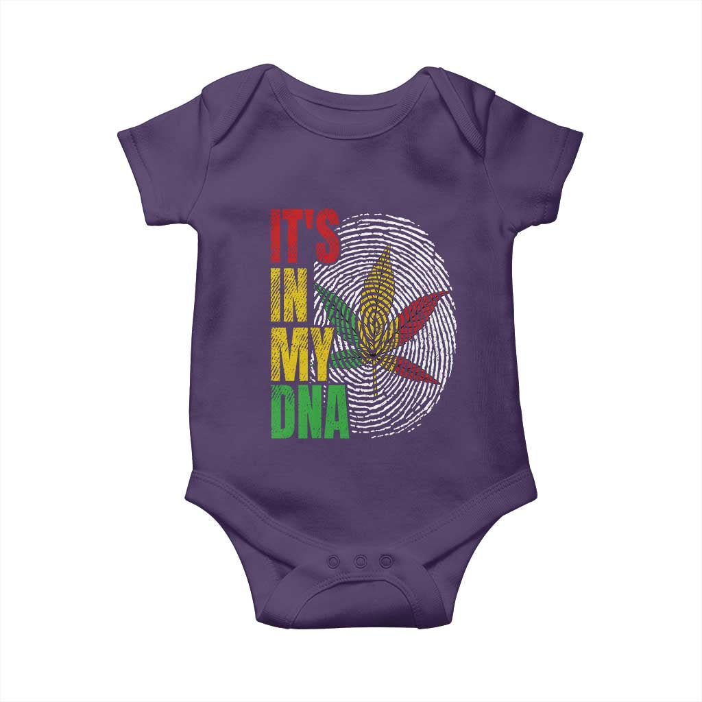 Funny Jamaica Rasta Cannabis Weed Baby Onesie Its In My DNA - Wonder Print Shop