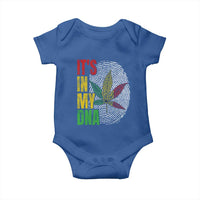 Funny Jamaica Rasta Cannabis Weed Baby Onesie Its In My DNA - Wonder Print Shop