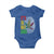 Funny Jamaica Rasta Cannabis Weed Baby Onesie Its In My DNA - Wonder Print Shop