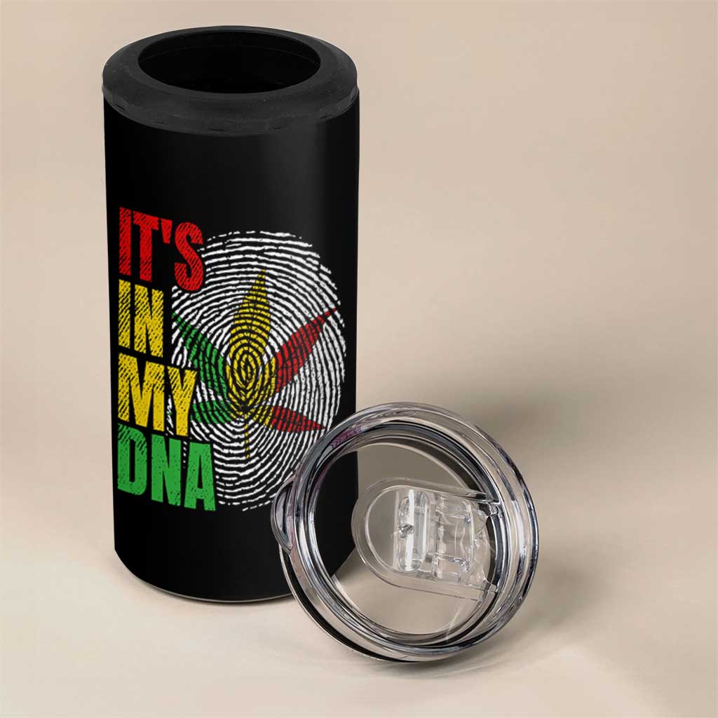 Funny Jamaica Rasta Cannabis Weed 4 in 1 Can Cooler Tumbler Its In My DNA - Wonder Print Shop