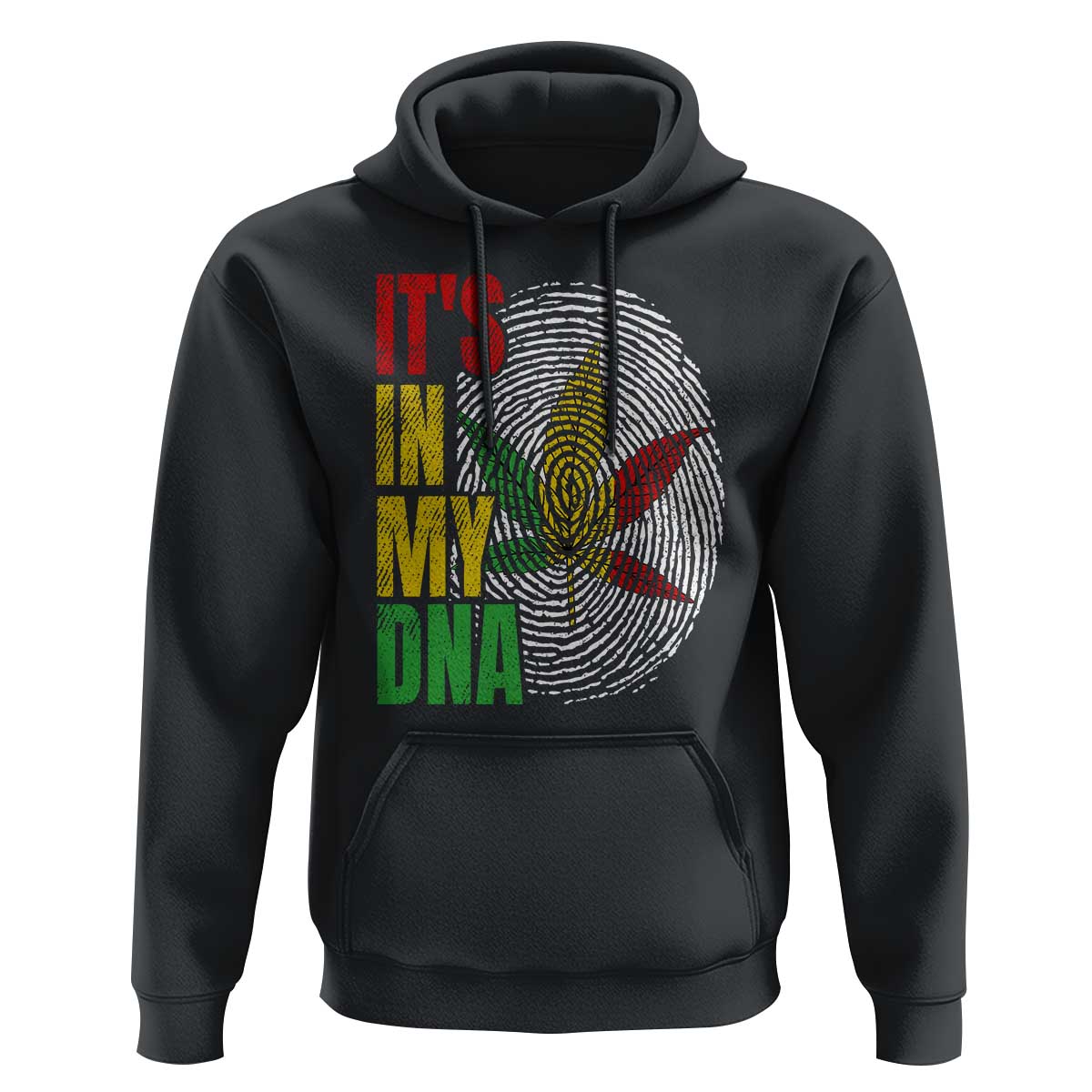 Funny Jamaica Rasta Cannabis Weed Hoodie Its In My DNA - Wonder Print Shop