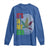 Funny Jamaica Rasta Cannabis Weed Long Sleeve Shirt Its In My DNA - Wonder Print Shop