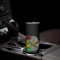 Funny Jamaica Rasta Cannabis Weed Skinny Tumbler Its In My DNA - Wonder Print Shop