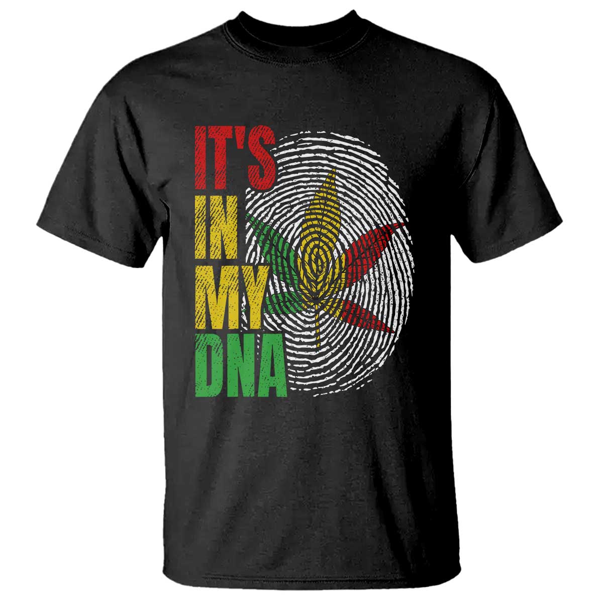 Funny Jamaica Rasta Cannabis Weed T Shirt Its In My DNA - Wonder Print Shop