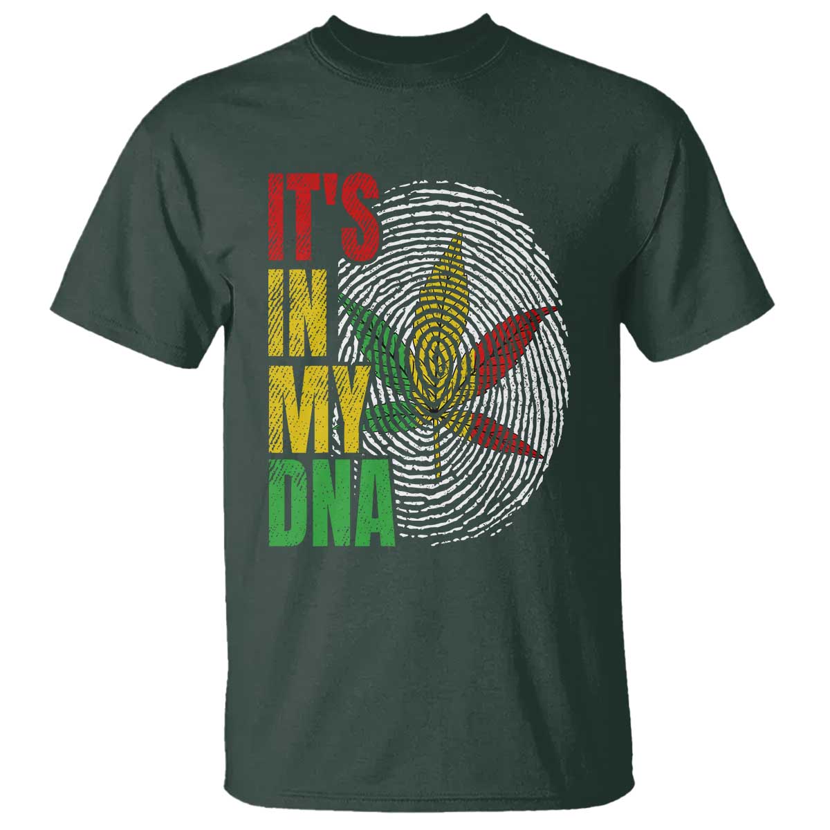 Funny Jamaica Rasta Cannabis Weed T Shirt Its In My DNA - Wonder Print Shop