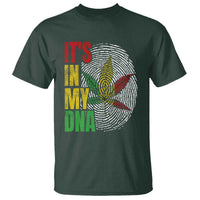 Funny Jamaica Rasta Cannabis Weed T Shirt Its In My DNA - Wonder Print Shop