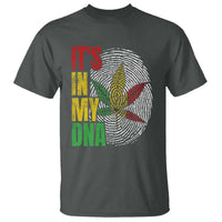 Funny Jamaica Rasta Cannabis Weed T Shirt Its In My DNA - Wonder Print Shop