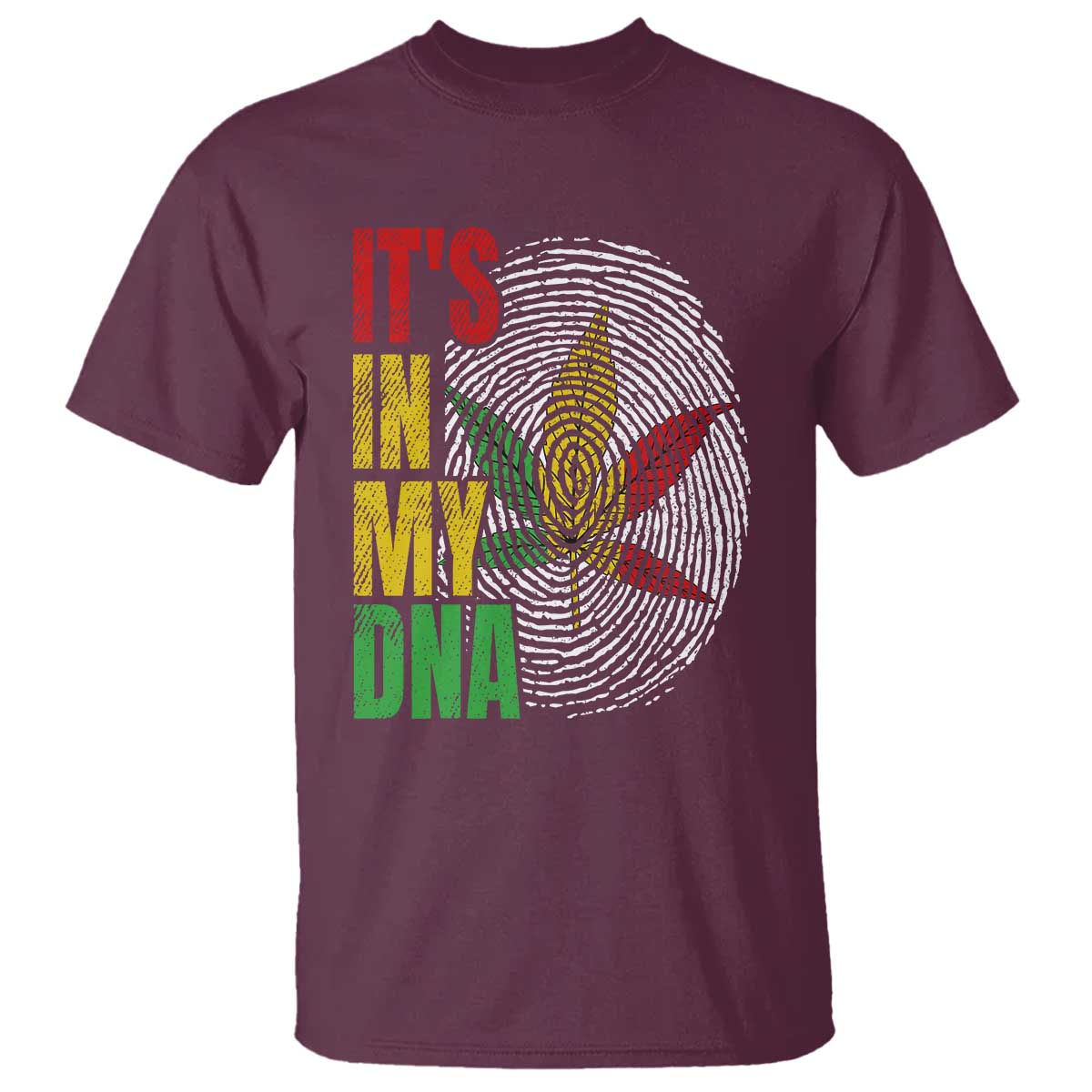 Funny Jamaica Rasta Cannabis Weed T Shirt Its In My DNA - Wonder Print Shop