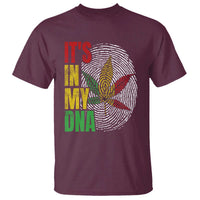 Funny Jamaica Rasta Cannabis Weed T Shirt Its In My DNA - Wonder Print Shop