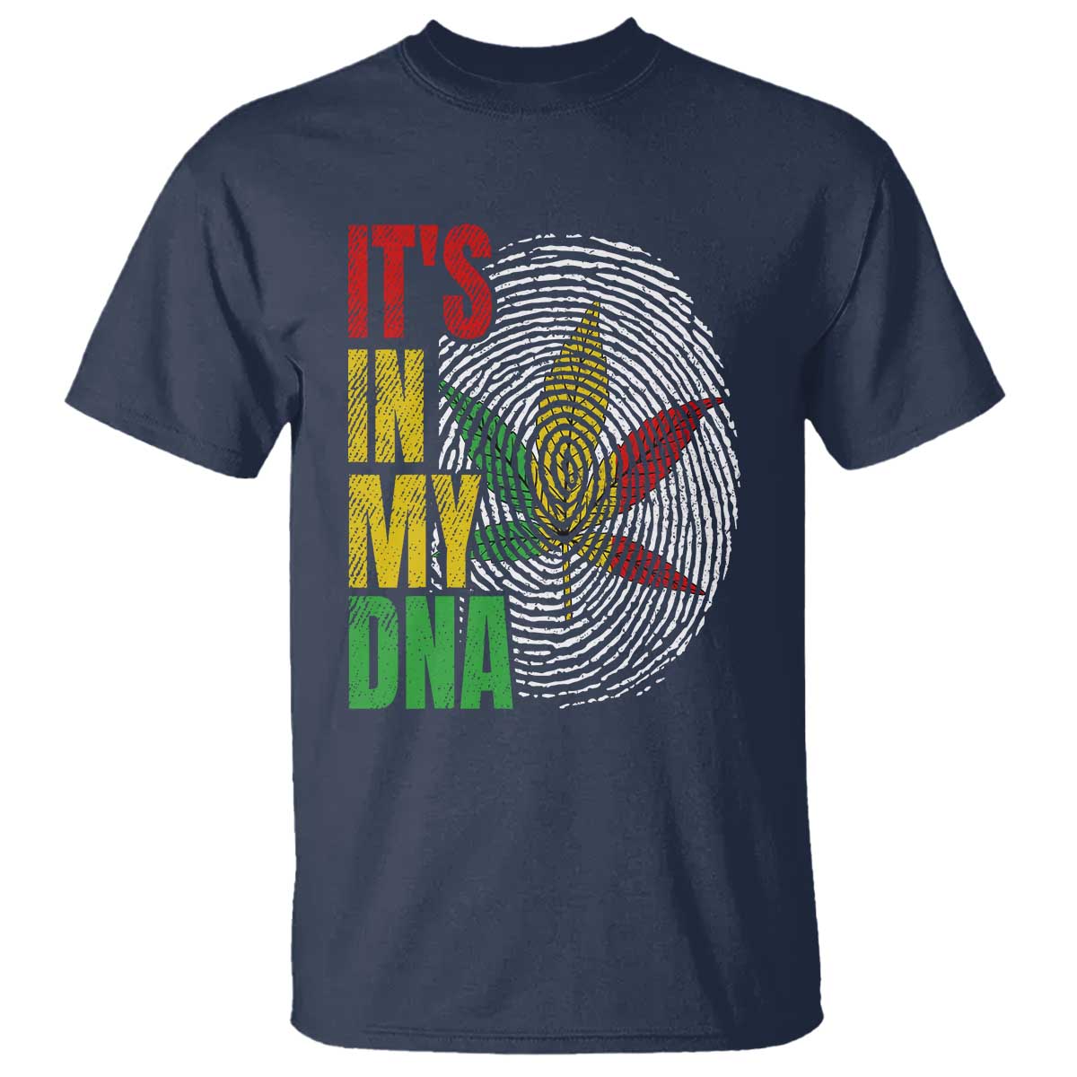 Funny Jamaica Rasta Cannabis Weed T Shirt Its In My DNA - Wonder Print Shop